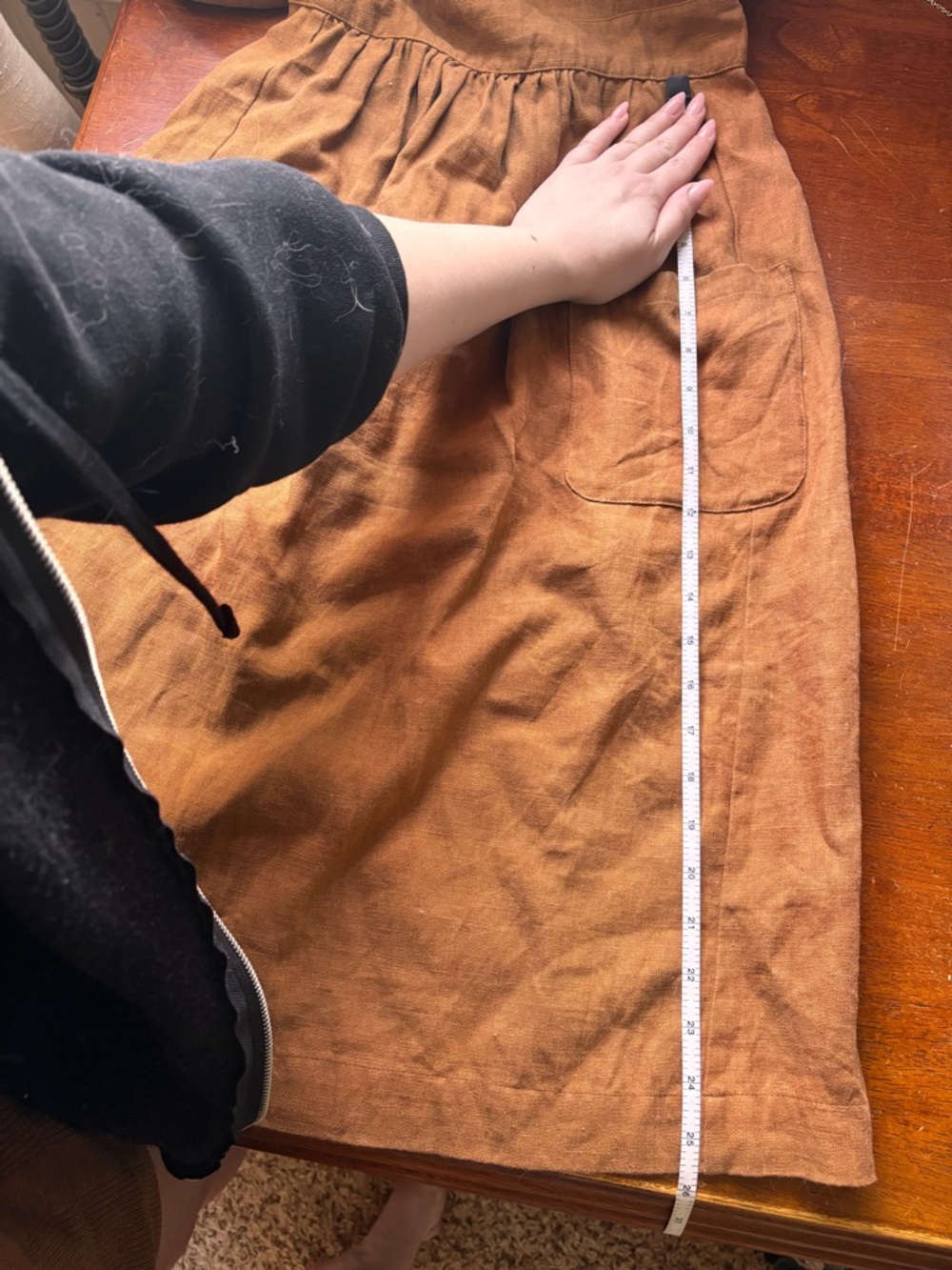 Sezane Odalie Backless Linen Midi
Dress Mocha EU 34 - Picture 10 of 10